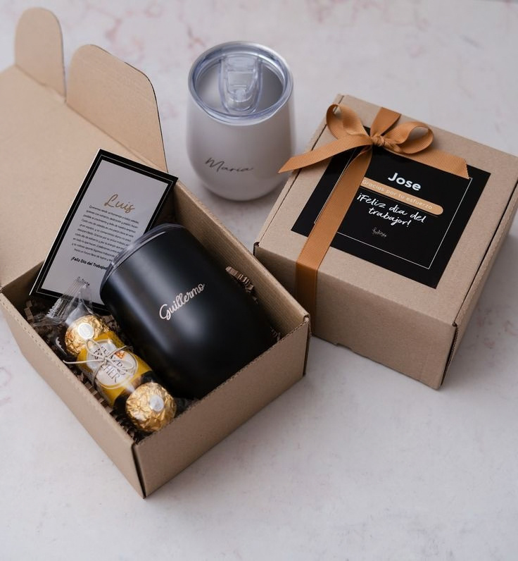 Regalo personalizado con fotografías y luces