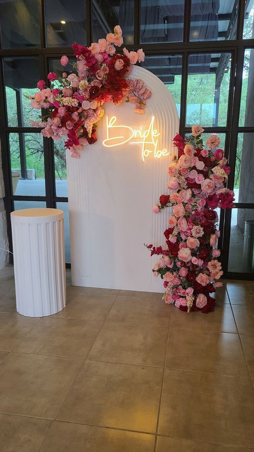 Decoración floral para evento social